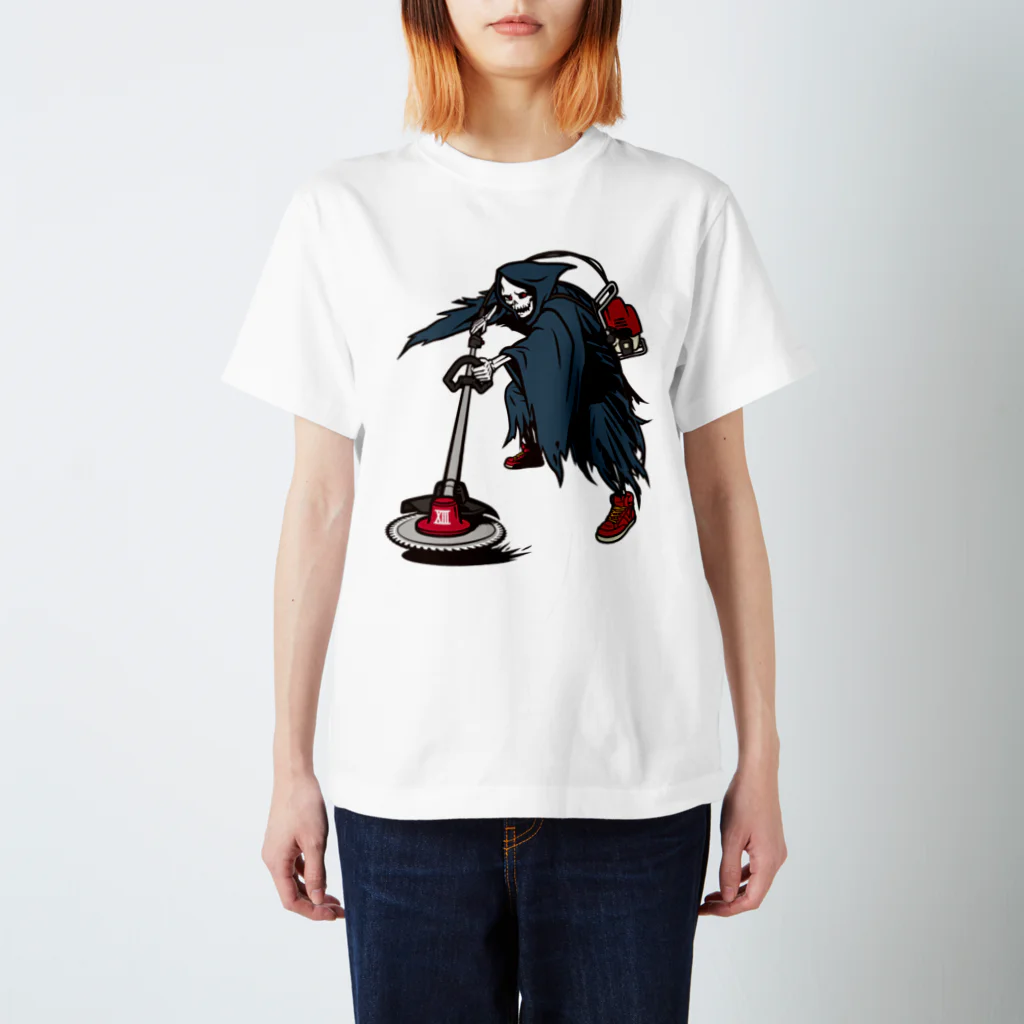 nikukoppuのthe latest Grim Reaper Regular Fit T-Shirt