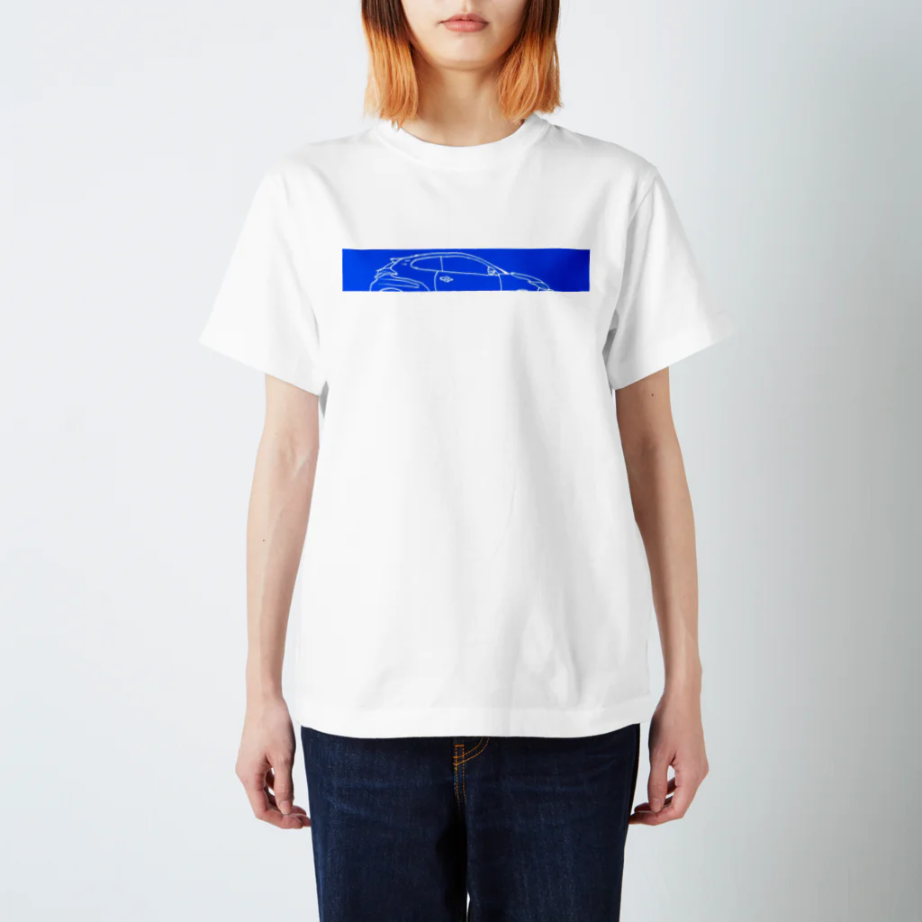 北九州のダム好きの白玉(ブルー) スタンダードTシャツ