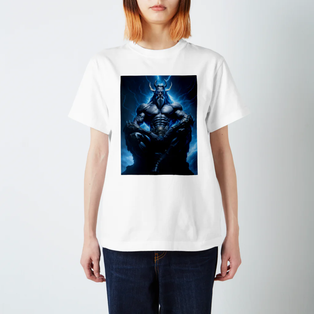 AI-assembleの雷神 god of thunder Regular Fit T-Shirt