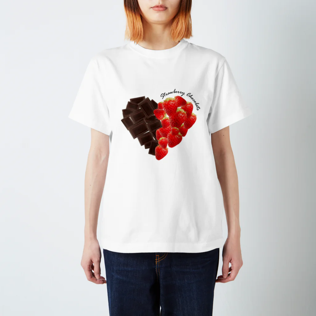 僕匣のstrawberry chocolate Regular Fit T-Shirt