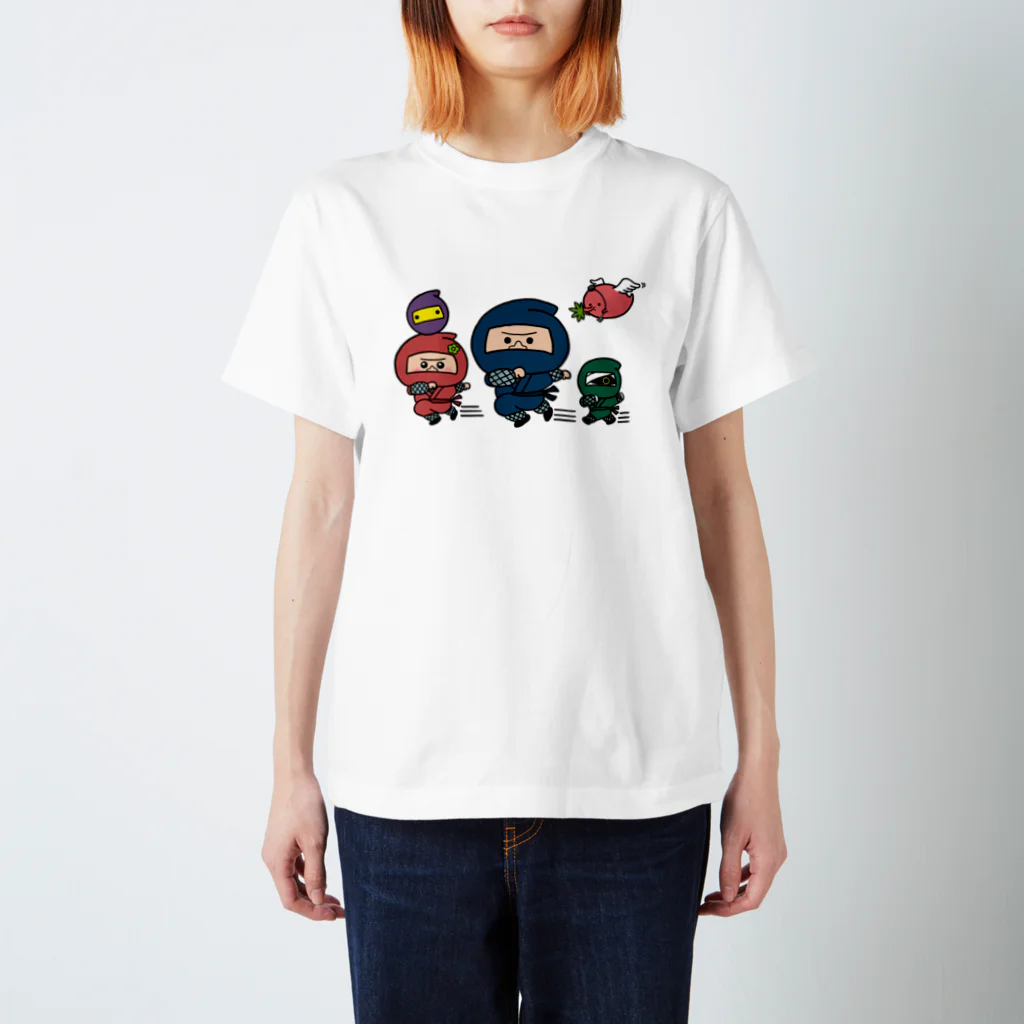 ようへいのwonder lifeの忍者とてんぐちゃん Regular Fit T-Shirt
