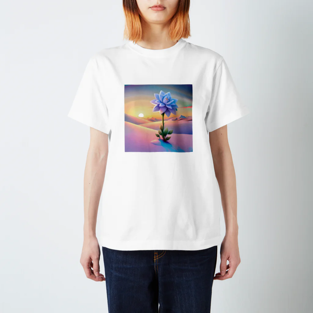 yukimiriumの雪原の雪花 スタンダードTシャツ