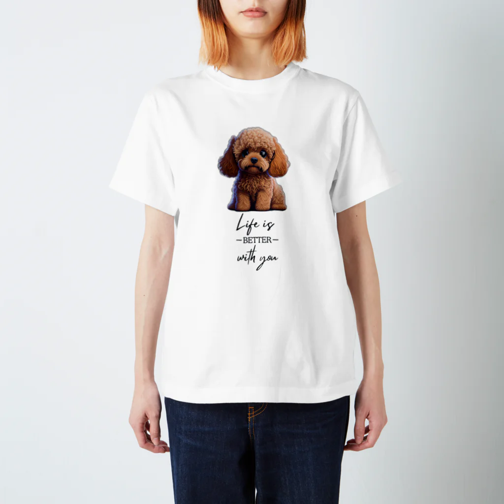 yami7の愛犬生活（トイプードル） スタンダードTシャツ