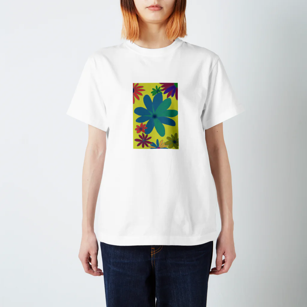 RRHmamaの花の群れ(夏) Regular Fit T-Shirt