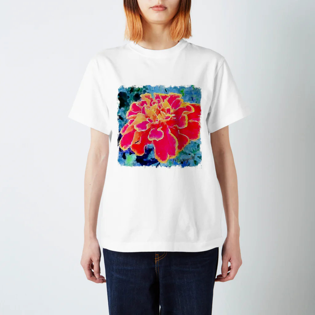 kazeou（風王）のMarigold(アプリ加工) スタンダードTシャツ