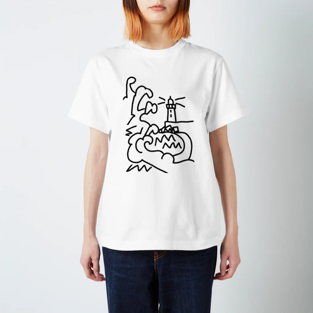 MiyaHiroのLIGHT HOUSE スタンダードTシャツ