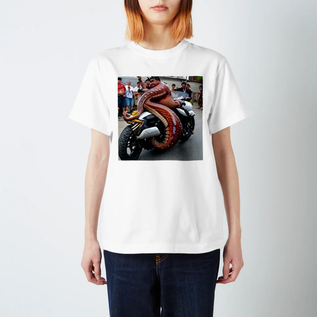 poko_chinのスモウライダー01 Regular Fit T-Shirt