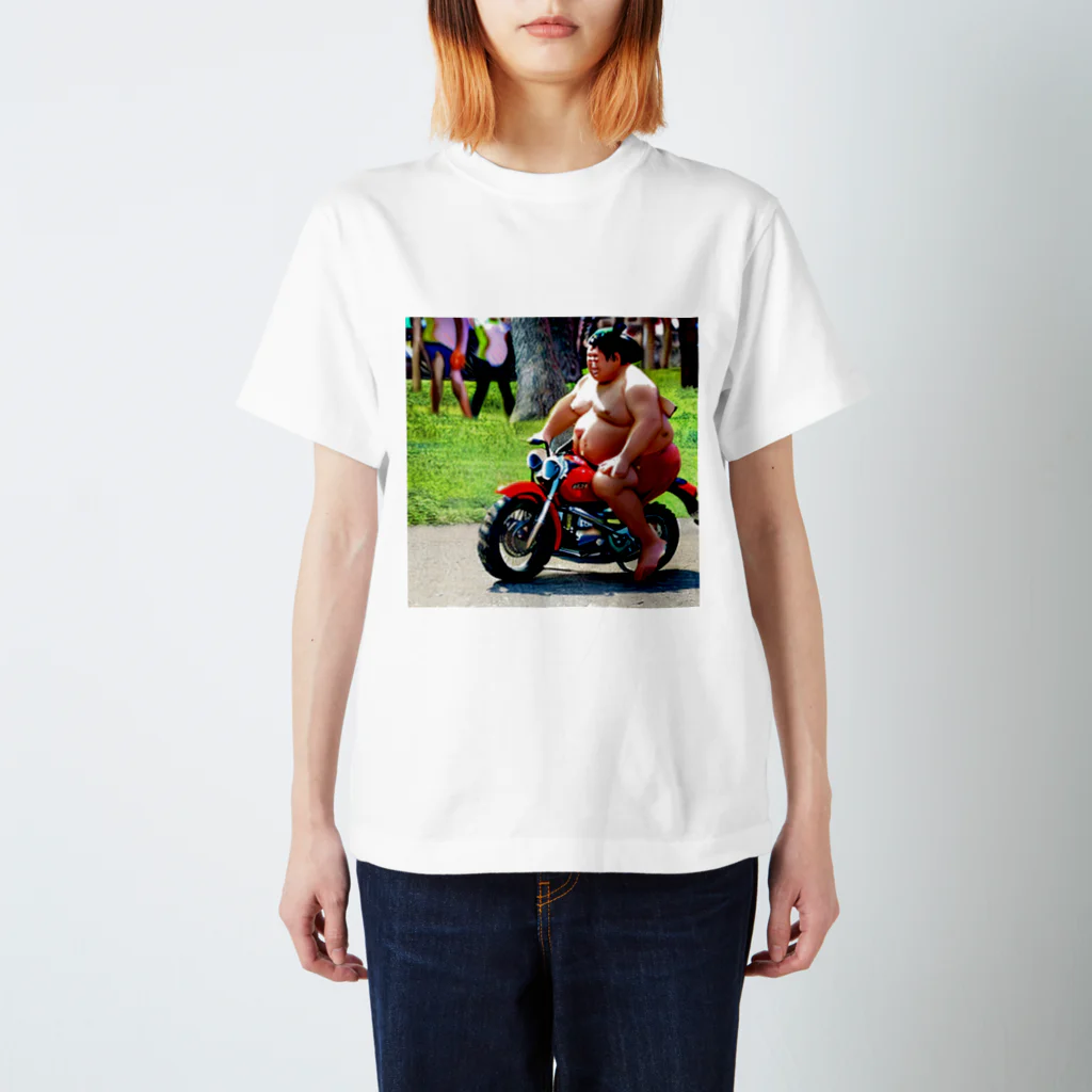 poko_chinのスモウライダー03 スタンダードTシャツ