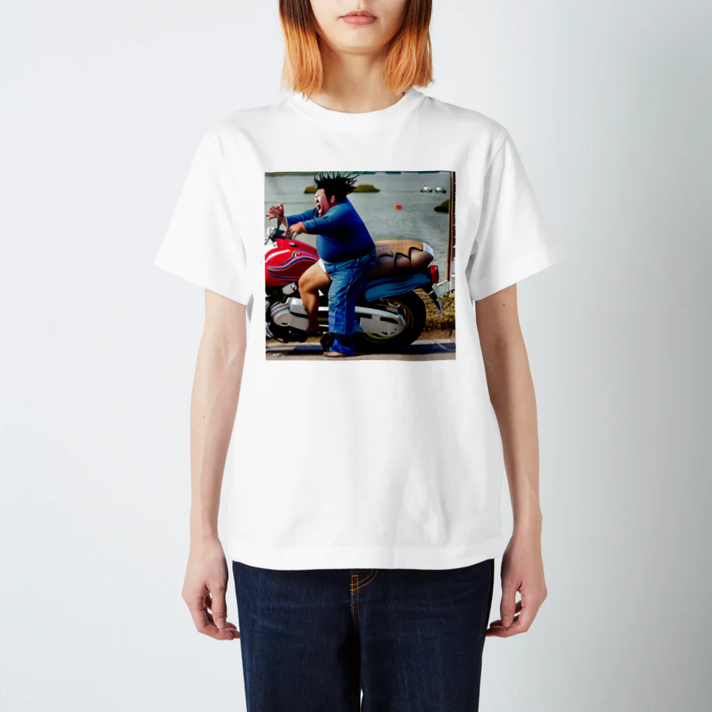 poko_chinのスモウライダー06 Regular Fit T-Shirt