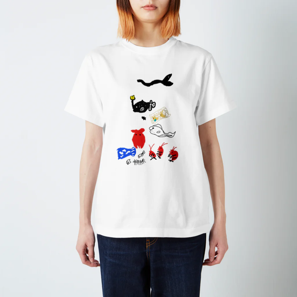 ぽこぽんやさんの深海の世界 Regular Fit T-Shirt