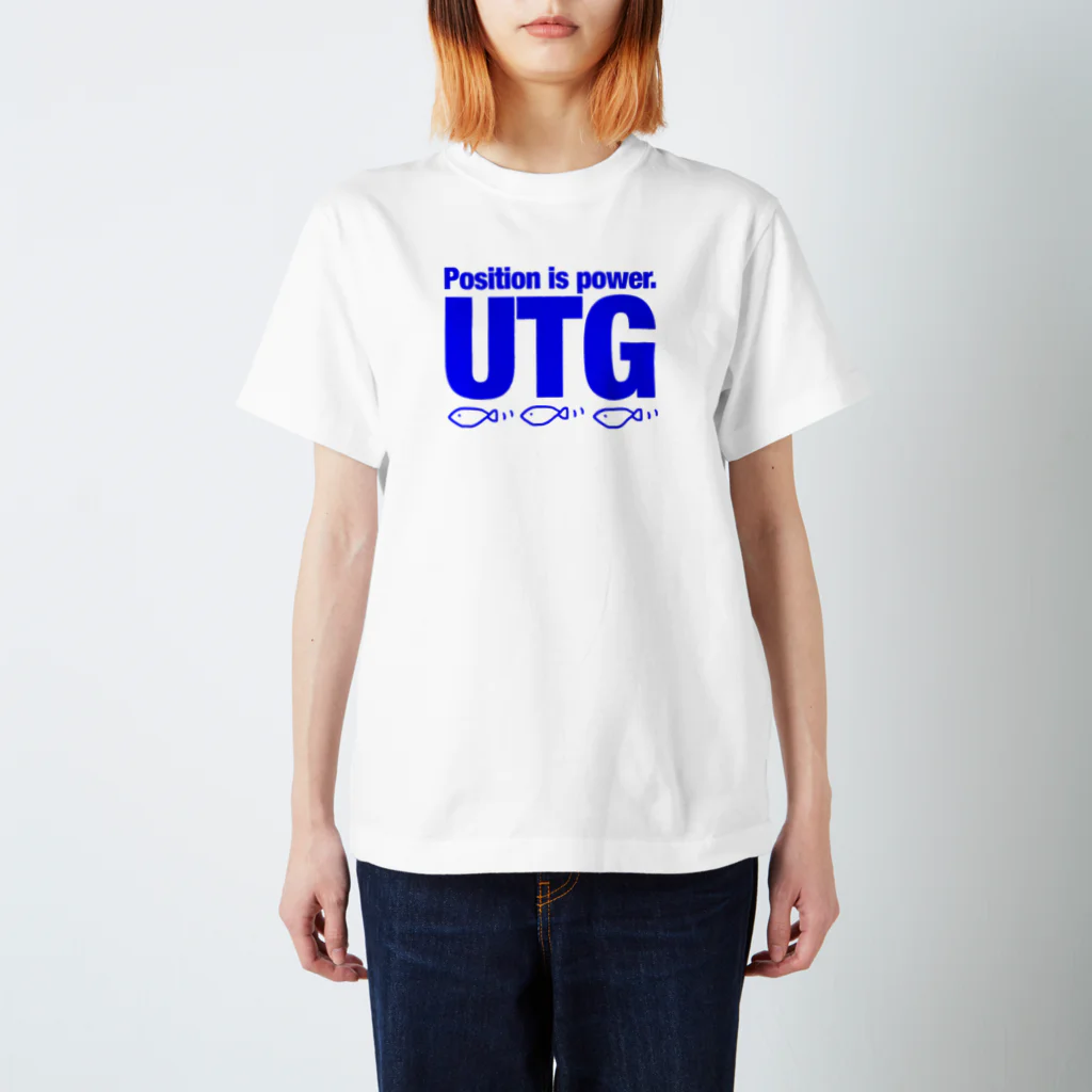 temetenのUTG(青文字ver.) スタンダードTシャツ