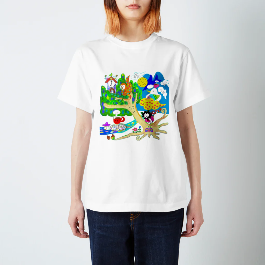 ウカブアトリエのウカブ村 スタンダードTシャツ