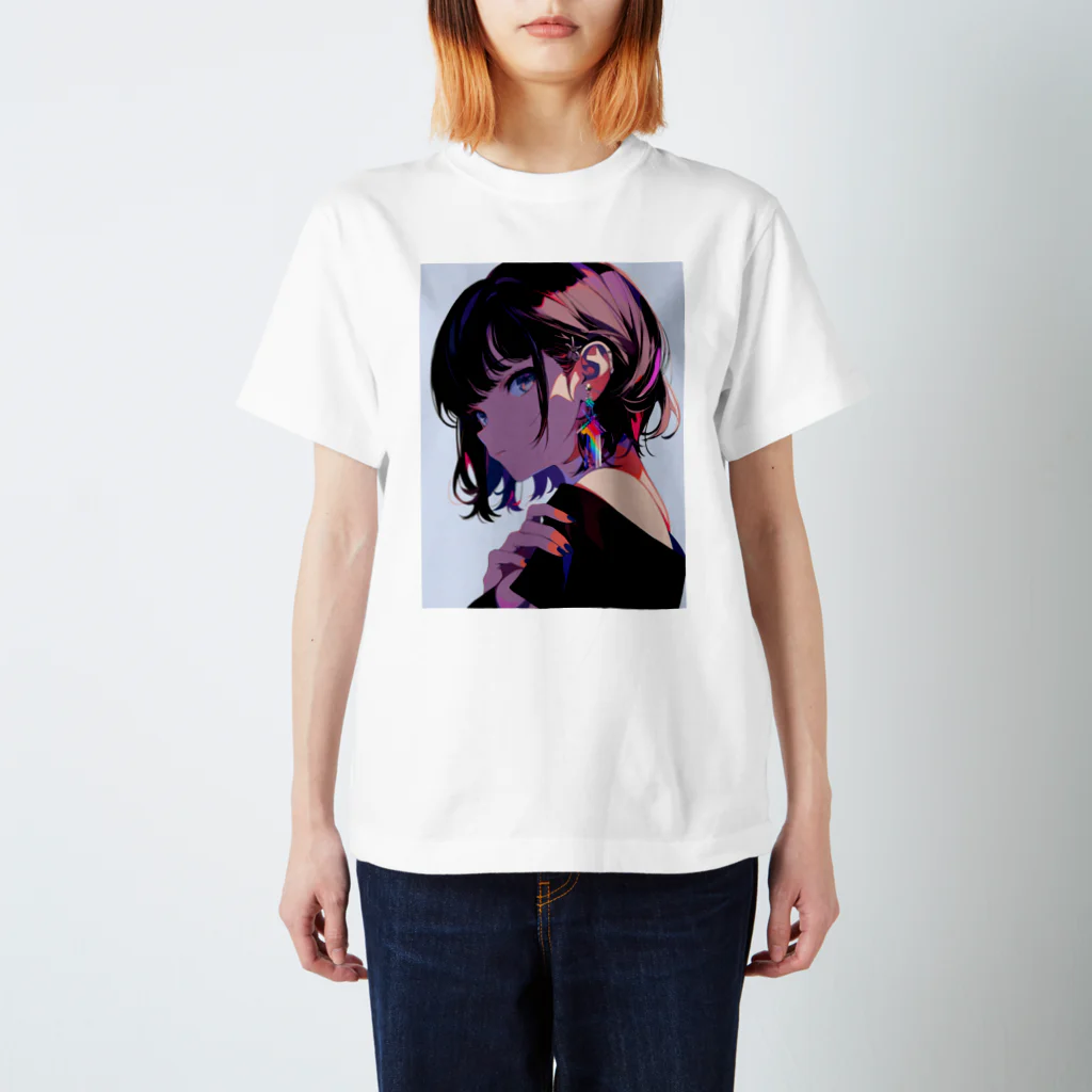 RORONOA/ろろのあのbeautiful girl スタンダードTシャツ