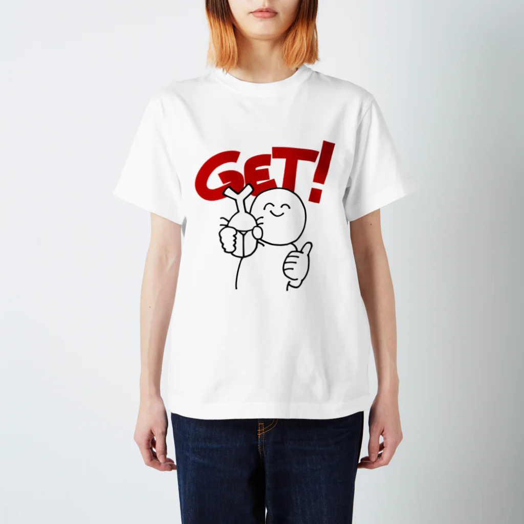 まるくのかぶとむし_GET! スタンダードTシャツ