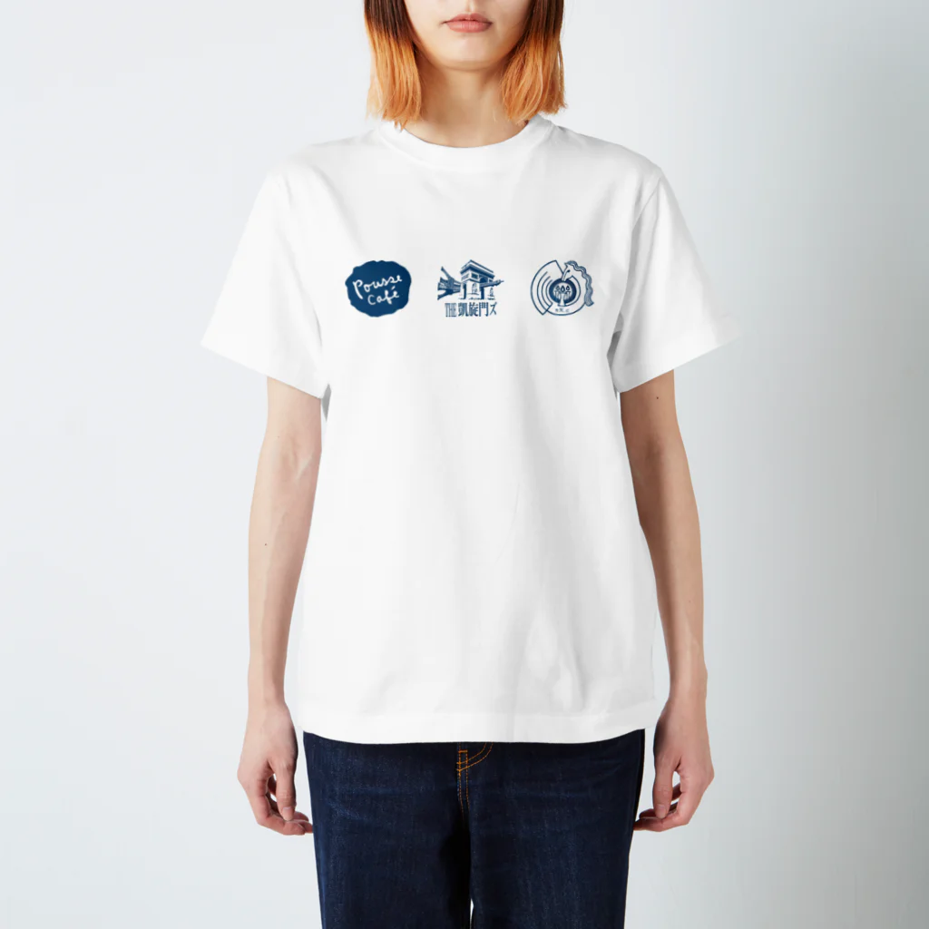 THE 凱旋門ズ OFFICIAL STOREのPousse x Gaisenmon x K.N.C. Collab Collection スタンダードTシャツ