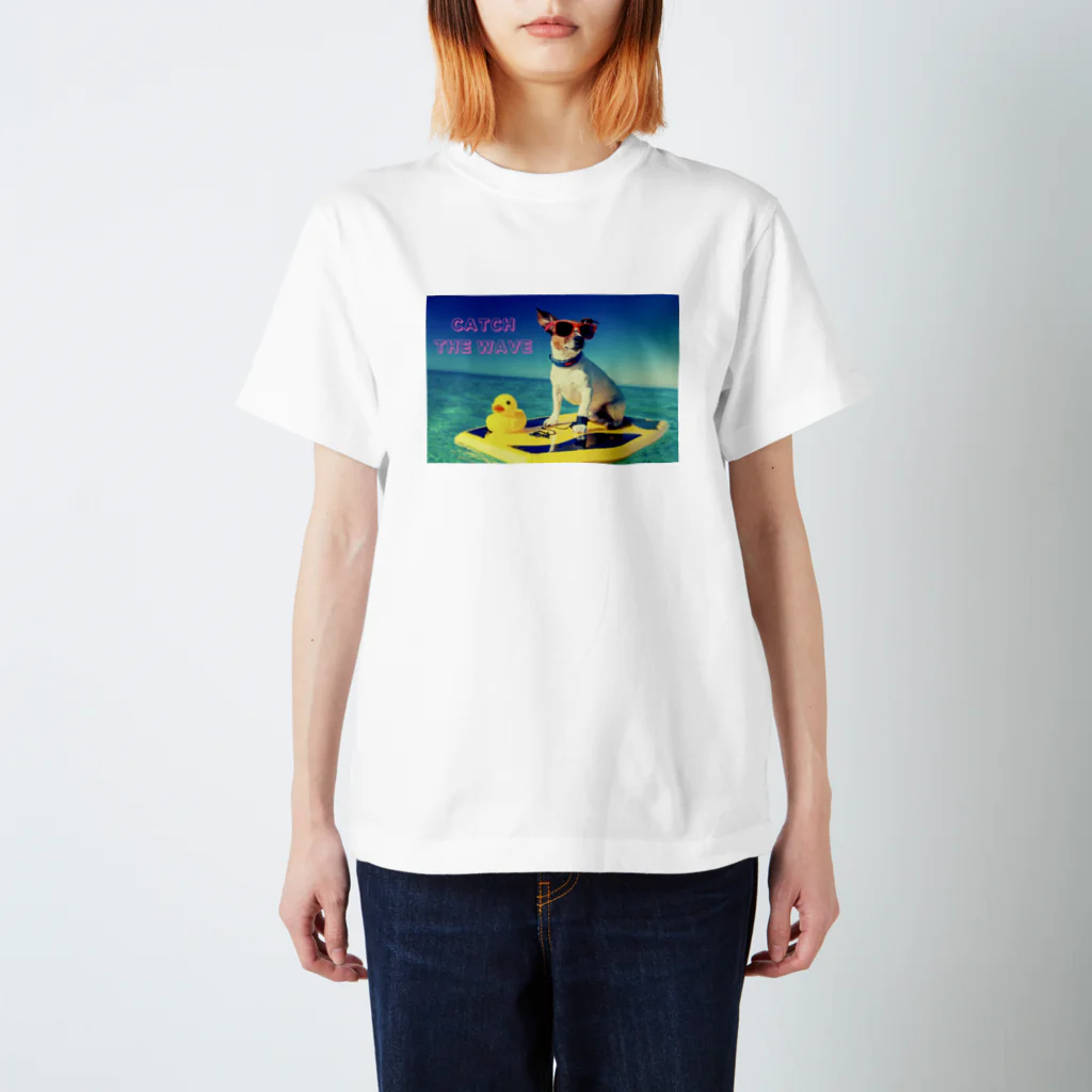 RAINBOW-WORKSの今年の夏は愛犬と海に行こう🐶🌊 スタンダードTシャツ