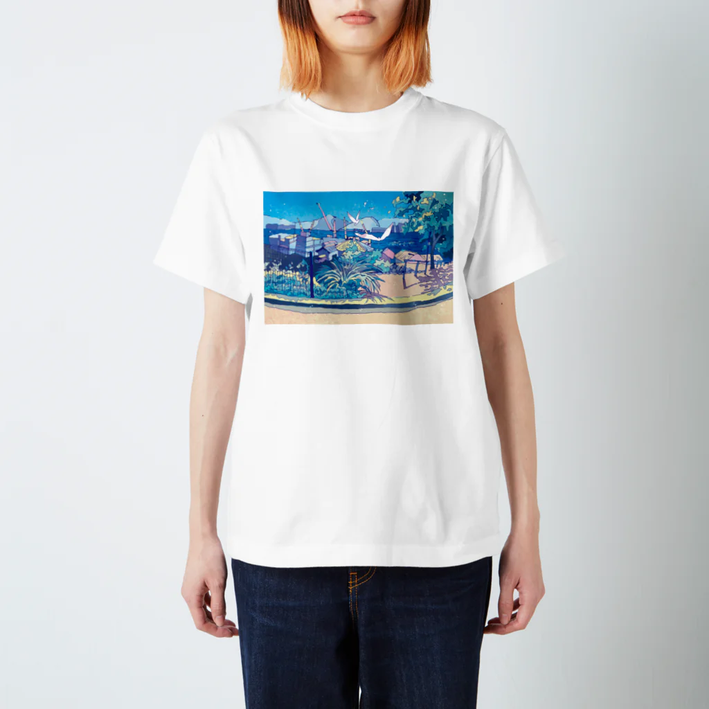 Saigetsuの【旅立ちの日】/長崎の風景 スタンダードTシャツ