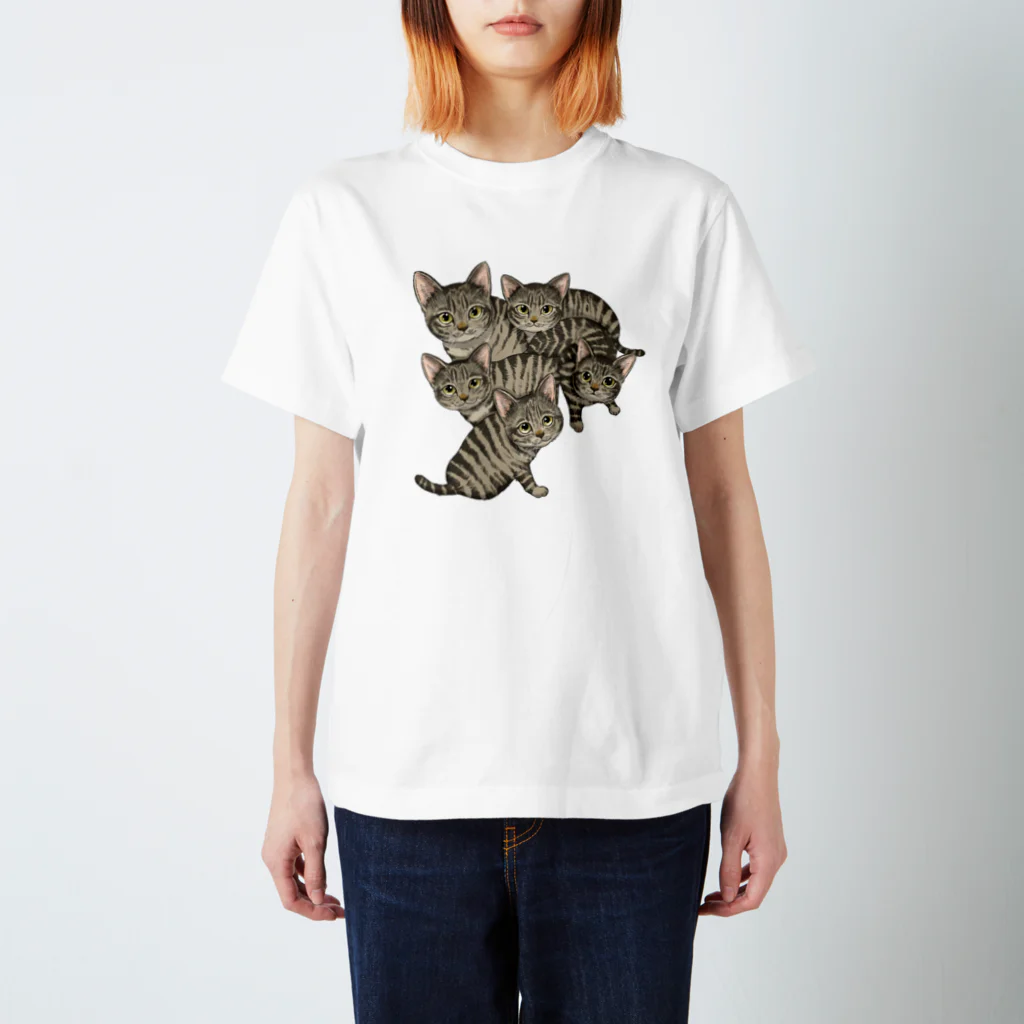 縁-yukari-のキジトラ軍団 Regular Fit T-Shirt