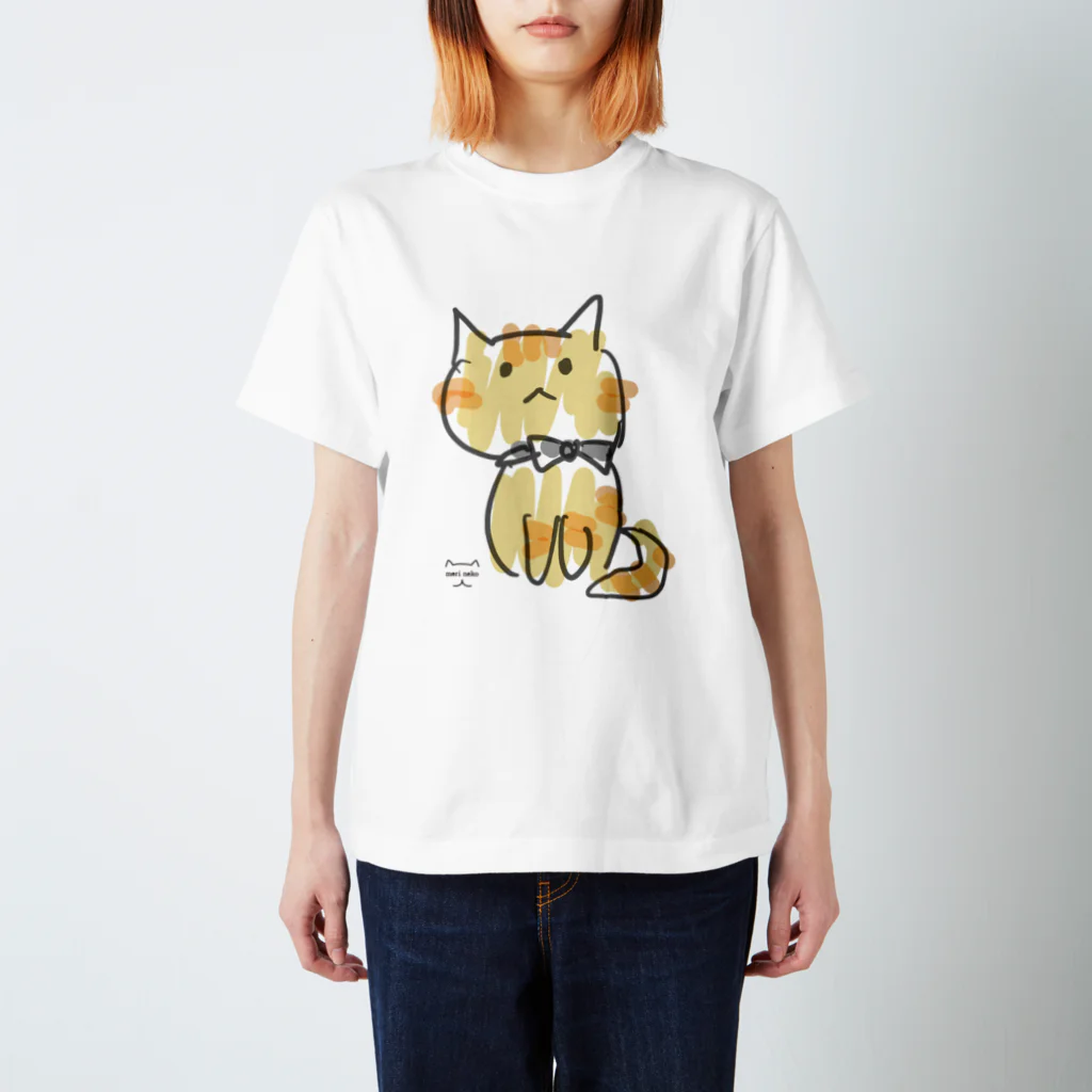 保護ねこカフェ もりねこのえびぞう スタンダードTシャツ