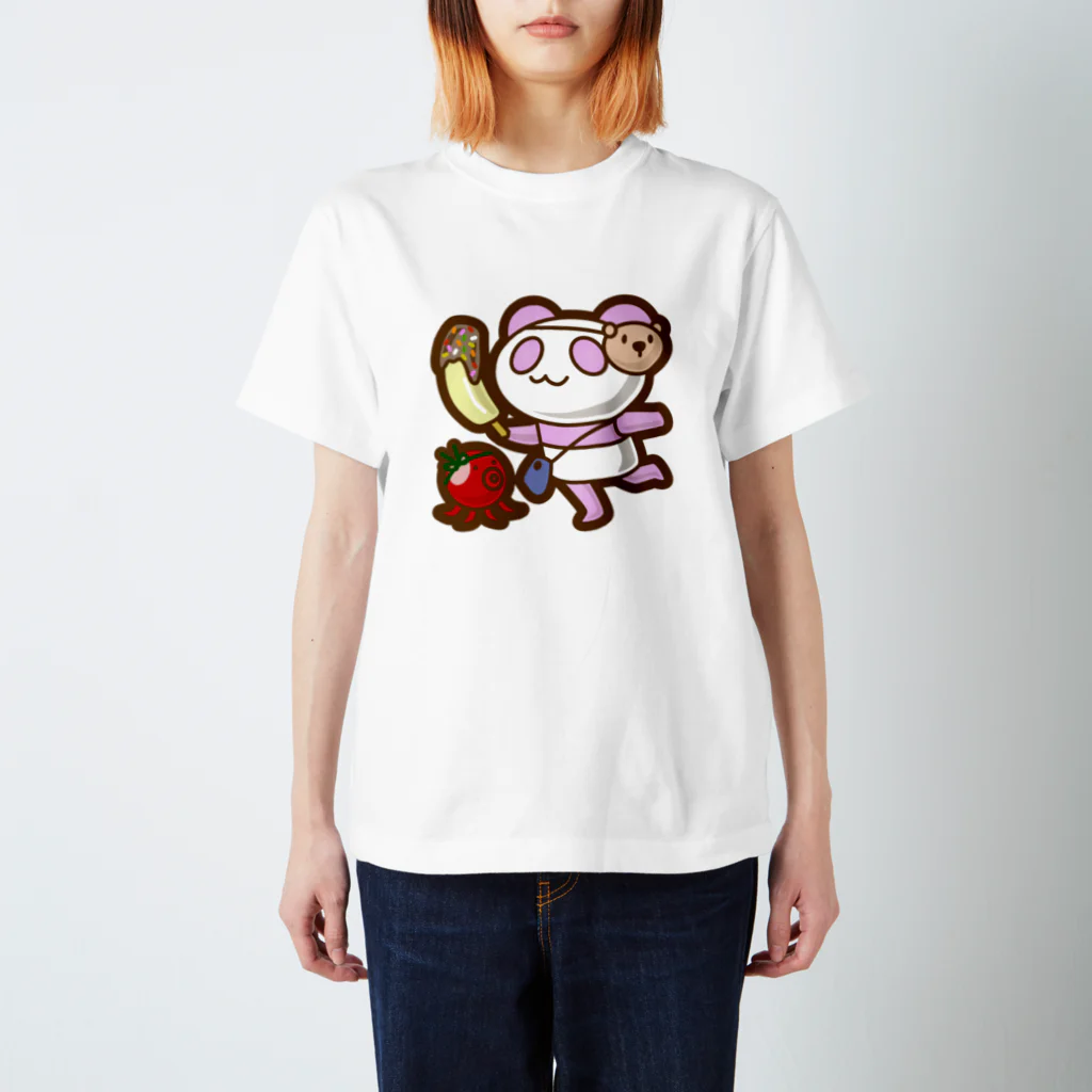 moon_projectの夏祭りパンダ Regular Fit T-Shirt