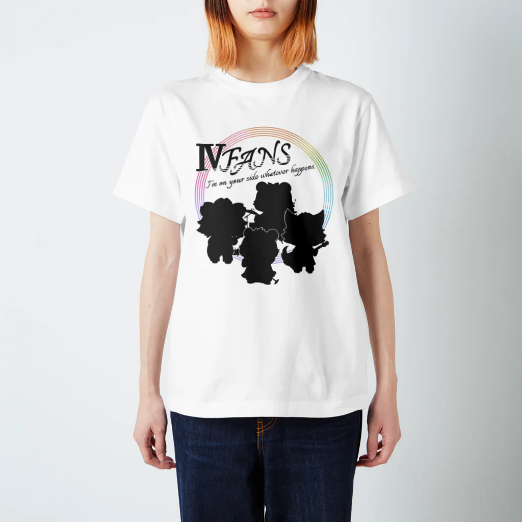 クロフミのまったりショップのⅣFANSシルエット Regular Fit T-Shirt