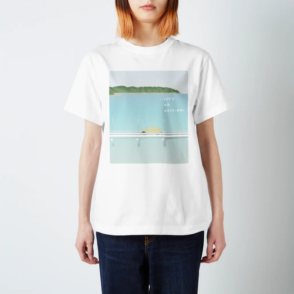 【utatane scenery】のLET'S GO DRIVING! スタンダードTシャツ