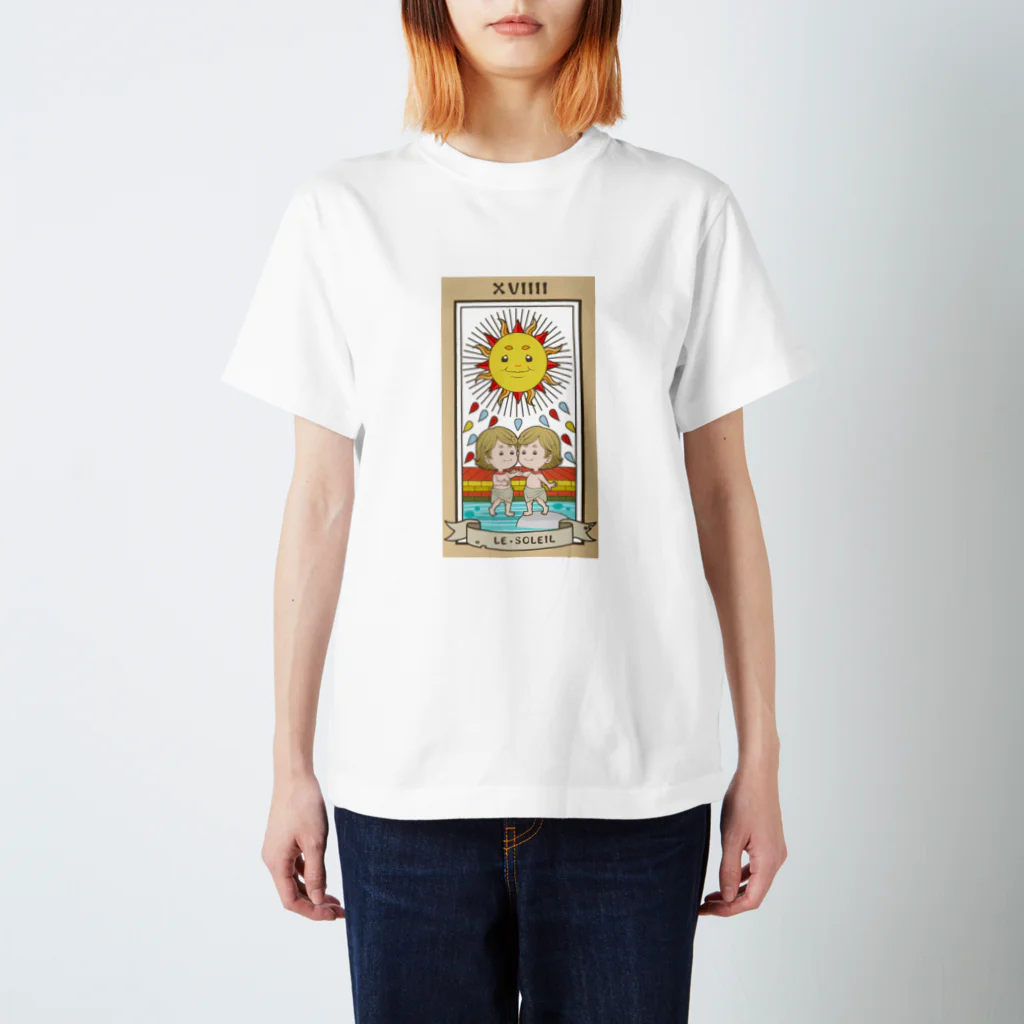 月神メイネのマルセイユ版　ちびキャラ太陽 Regular Fit T-Shirt