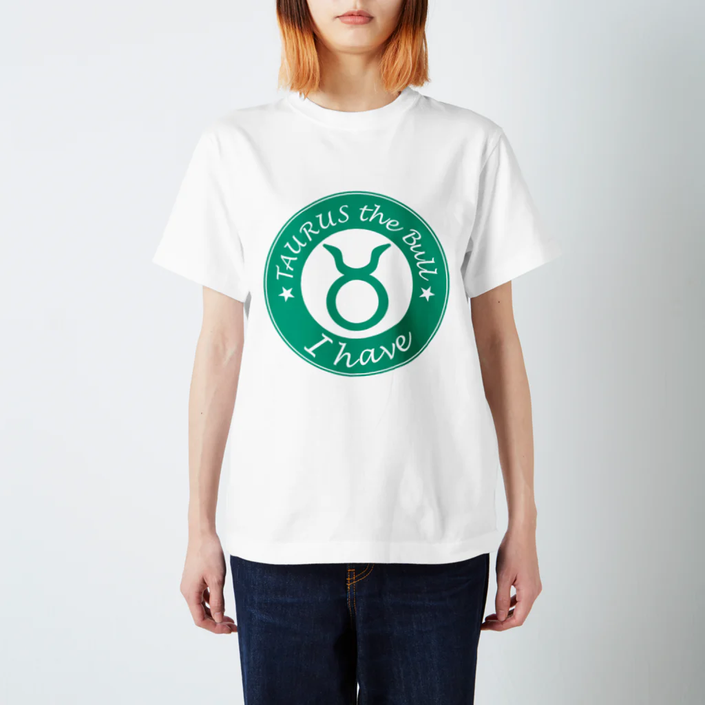 Yuko’ｓ Galleryの12星座キーフレーズ&パワーカラー～おうし座～ / 12 zodiac key phrase & power colour - Taurus - スタンダードTシャツ