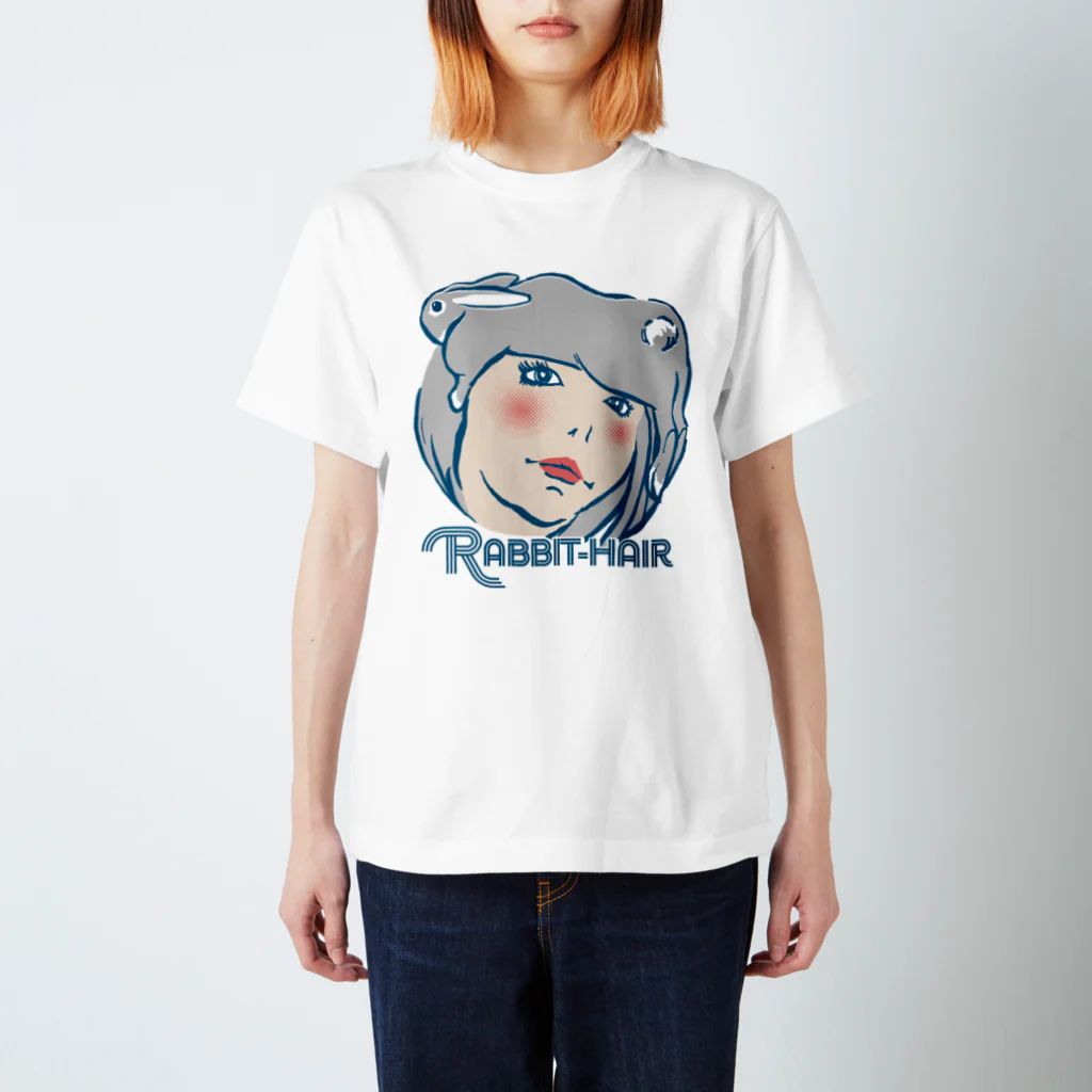 geeneccoのラビットヘアー スタンダードTシャツ