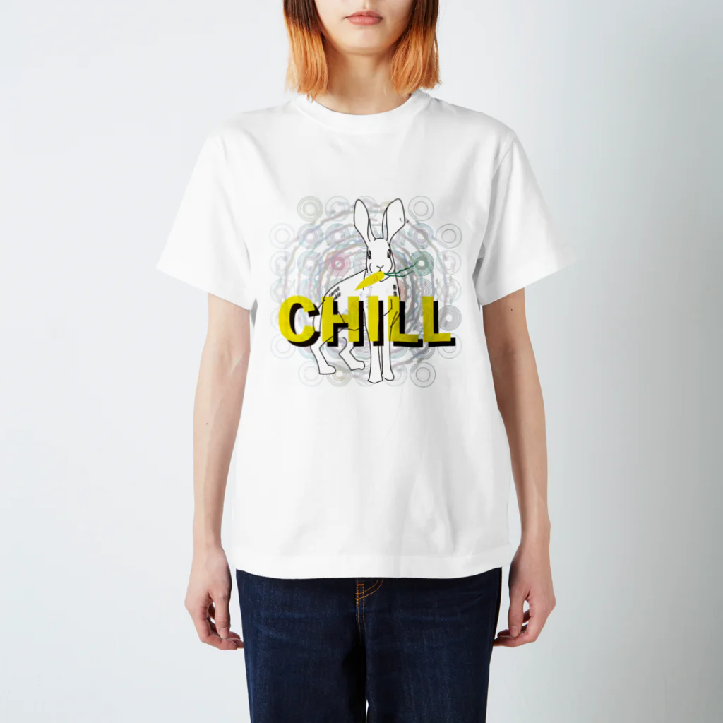 rabbit & bunniesのCHILL_RABBIT スタンダードTシャツ