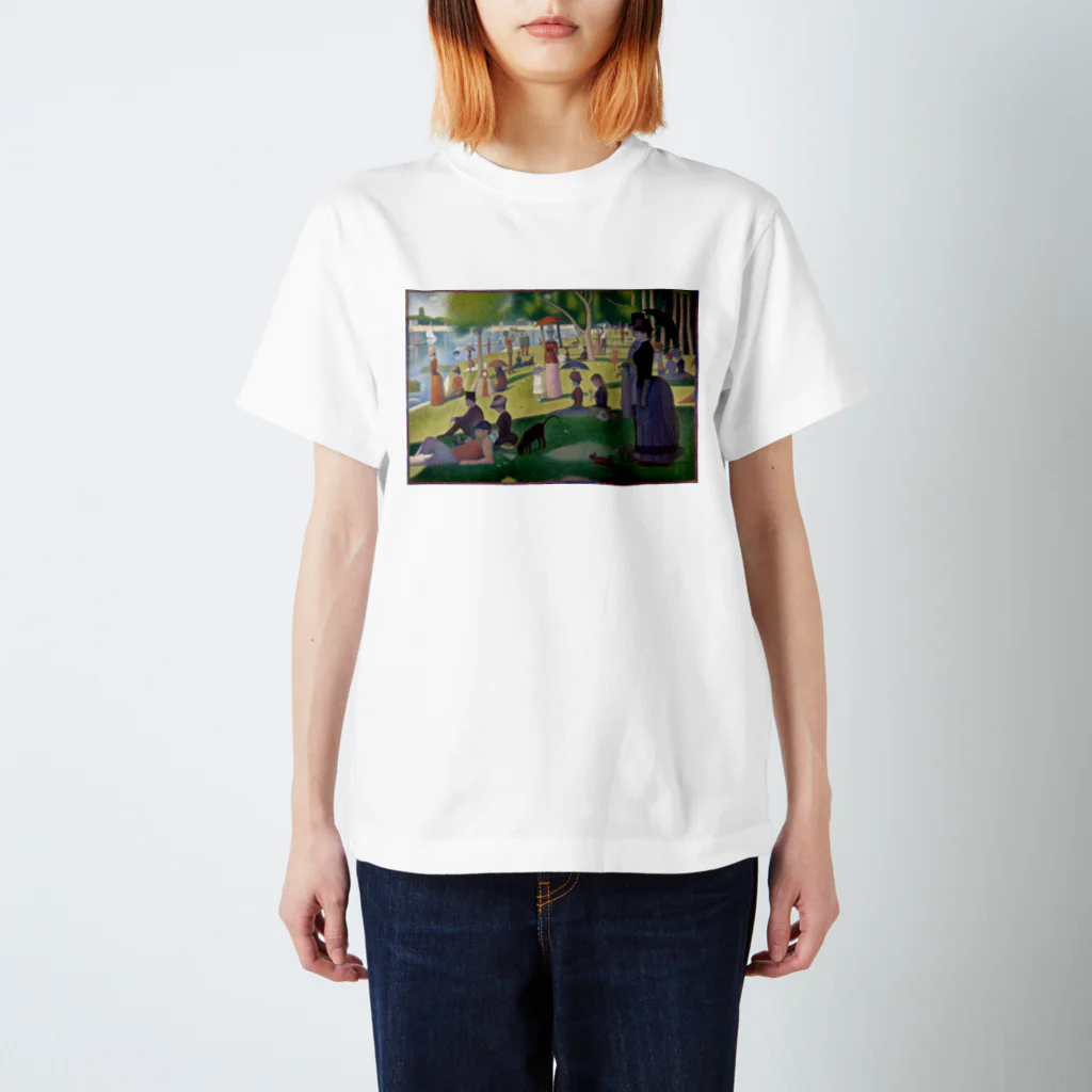 世界美術商店のグランド・ジャット島の日曜日の午後 / A Sunday Afternoon on the Island of La Grande Jatte Regular Fit T-Shirt