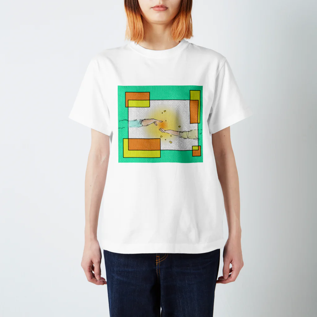 みつまめこshopのぬくもり Regular Fit T-Shirt