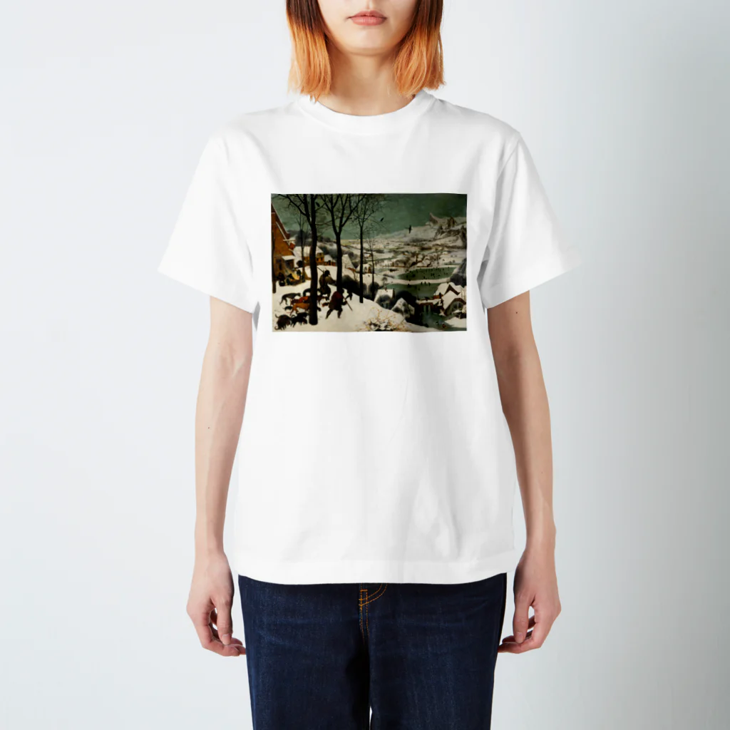 世界美術商店の雪中の狩人 / The Hunters in the Snow スタンダードTシャツ