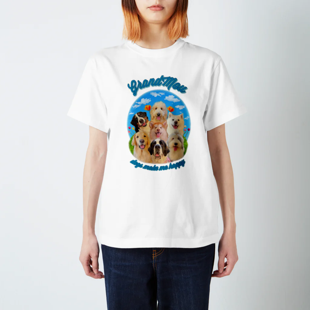 GRAND MOU《ぐらんむー》の2023 GRAND MOU 티셔츠