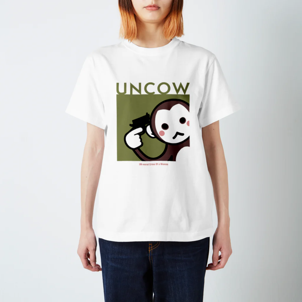 UNCOWの暗稿猿 Regular Fit T-Shirt