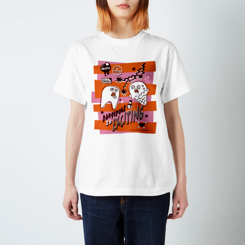 nanaqsaのあいすだいすき!(オレンジ) Regular Fit T-Shirt