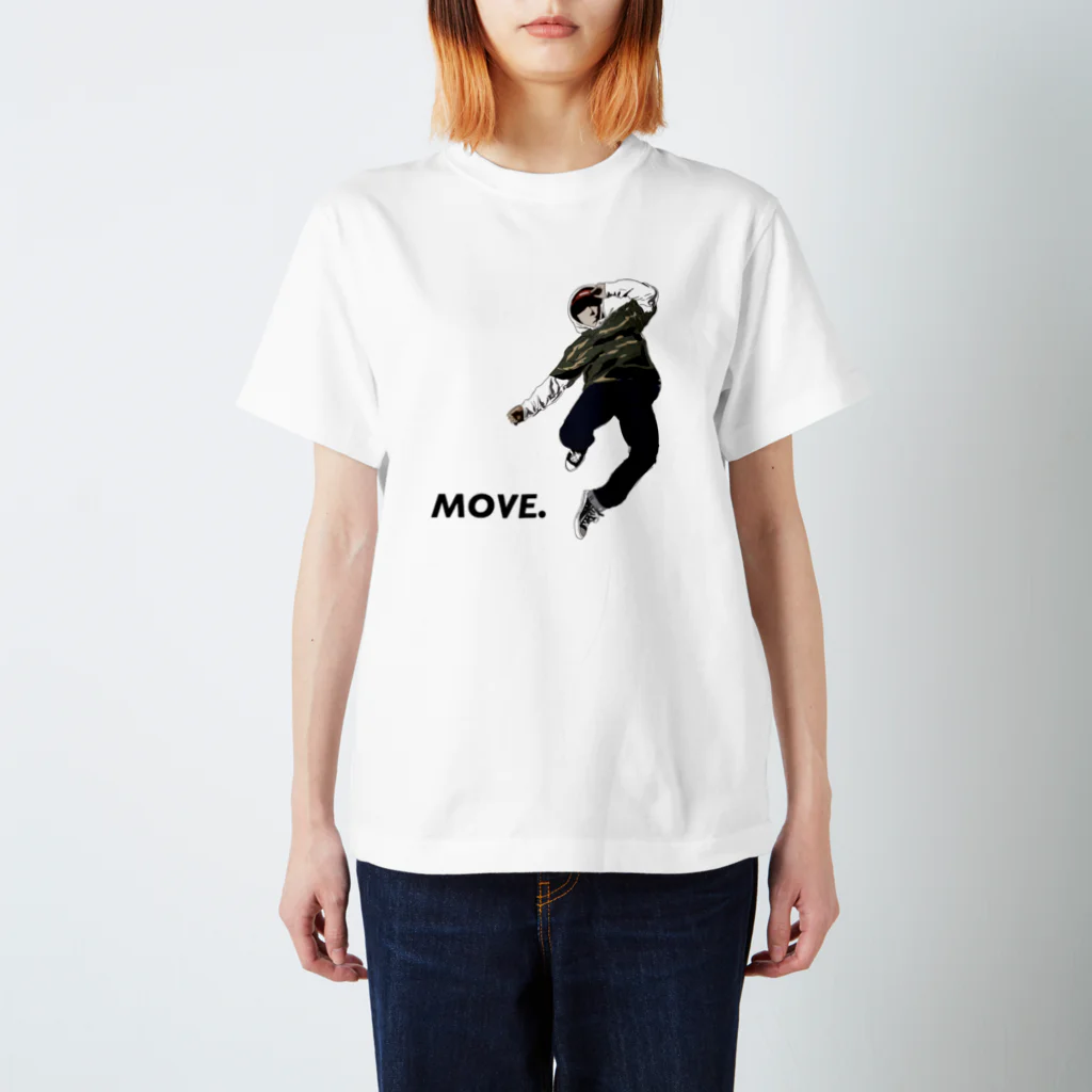 ポストブレインのMOVE. Regular Fit T-Shirt