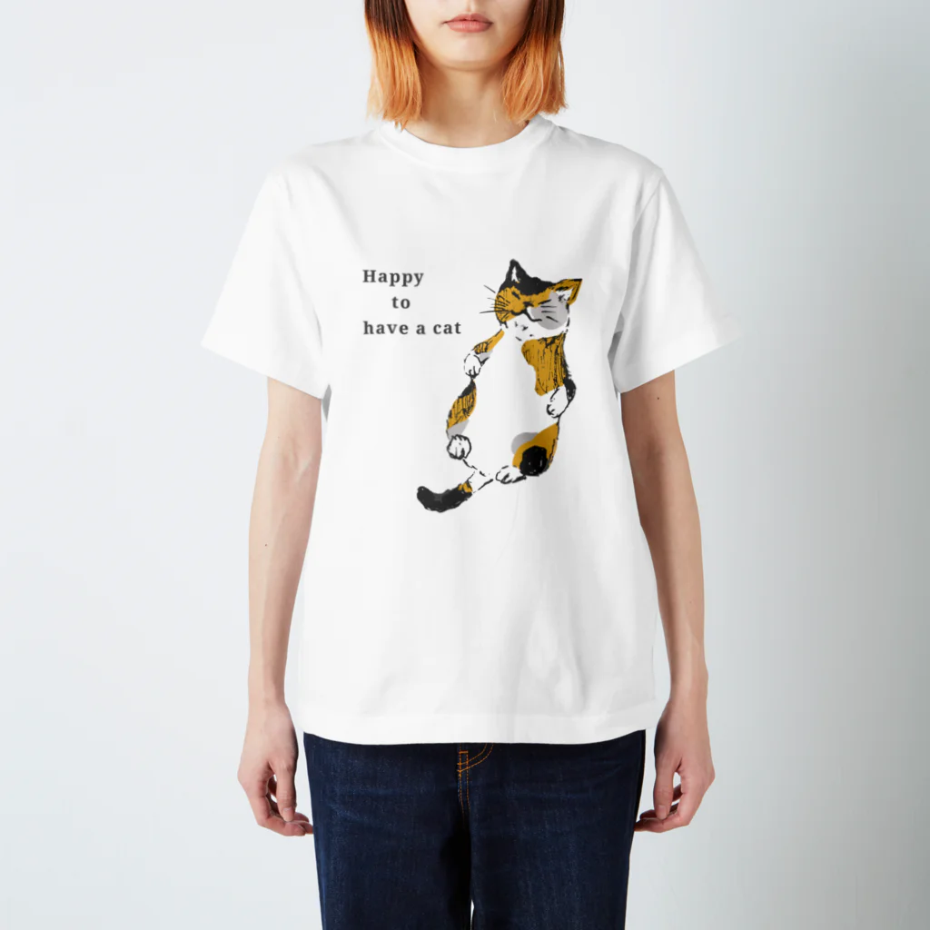 AruneMica35の三毛猫 カラー Regular Fit T-Shirt