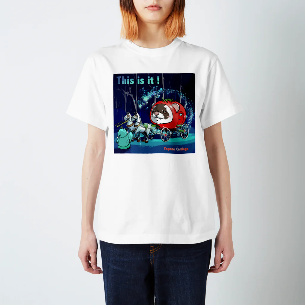 sasabayashi8のトマトの馬車 Regular Fit T-Shirt