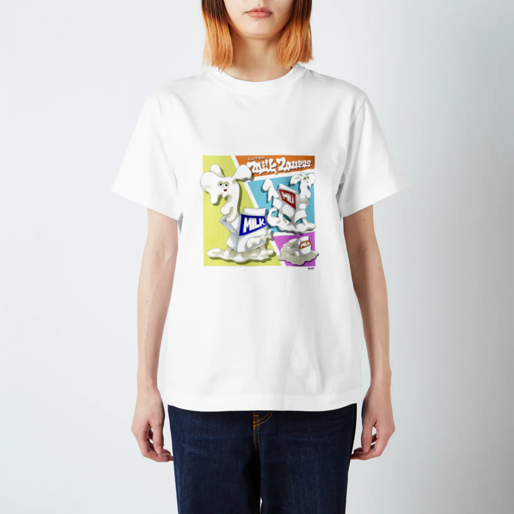 みのすけ工房のミルクザウルス Regular Fit T-Shirt