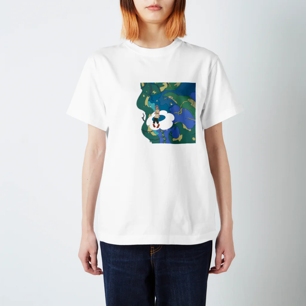 minazuki_imoの巨大樹林に住む女の子 Regular Fit T-Shirt