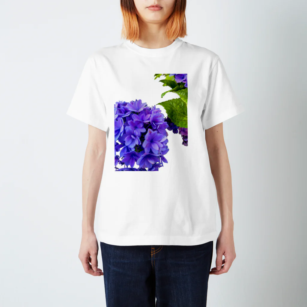 ナオンなおなおの紫陽花 星あつめ Regular Fit T-Shirt