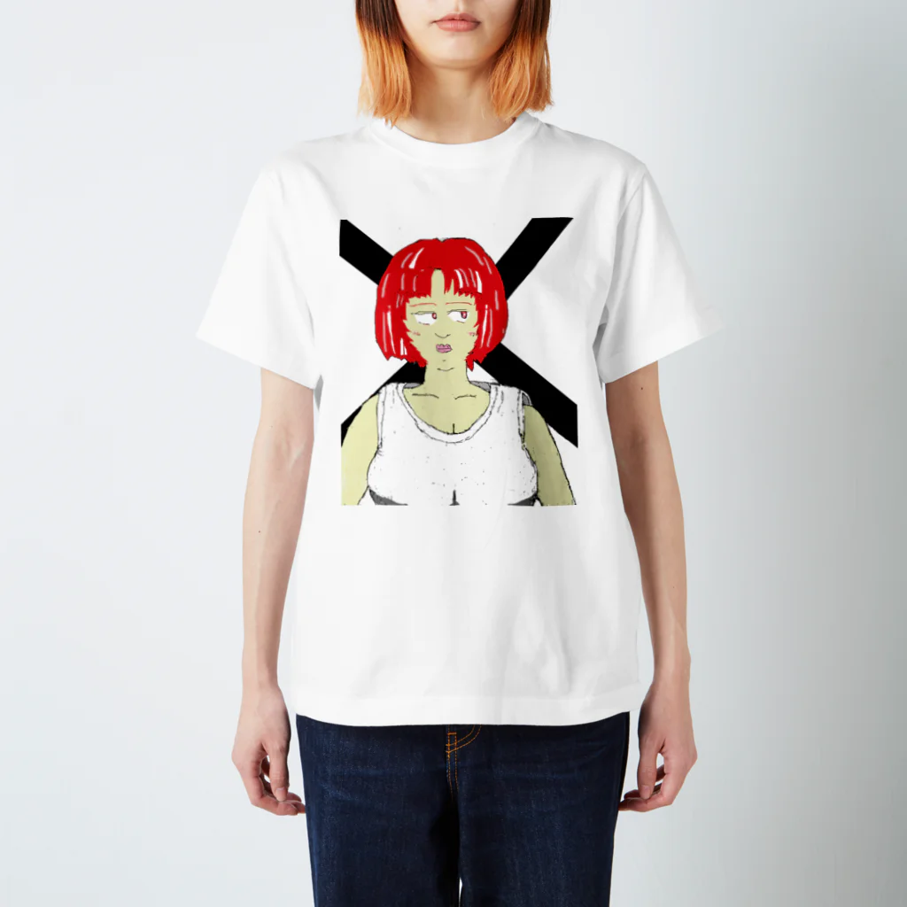 プリン倶楽部のred hair スタンダードTシャツ