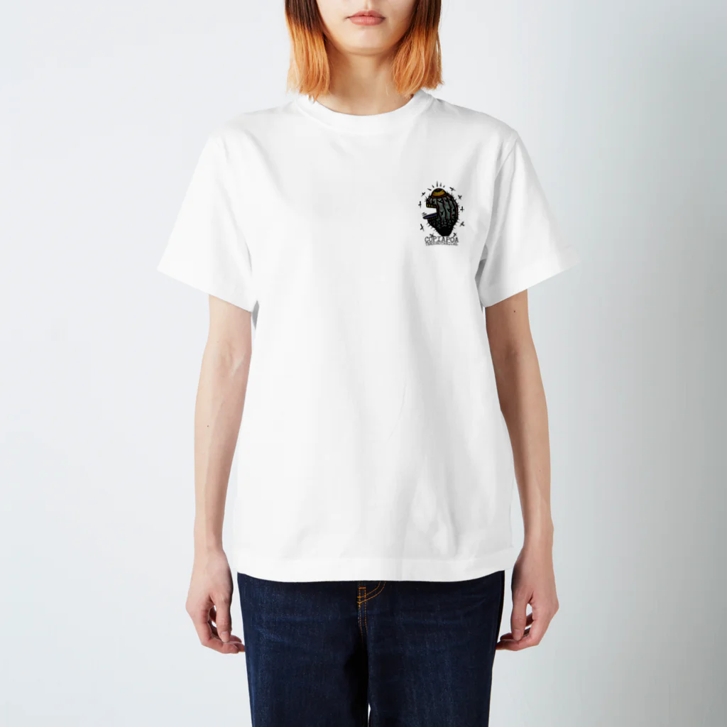 TENDOBOTANICALのこくおー丸　モノクロ Regular Fit T-Shirt