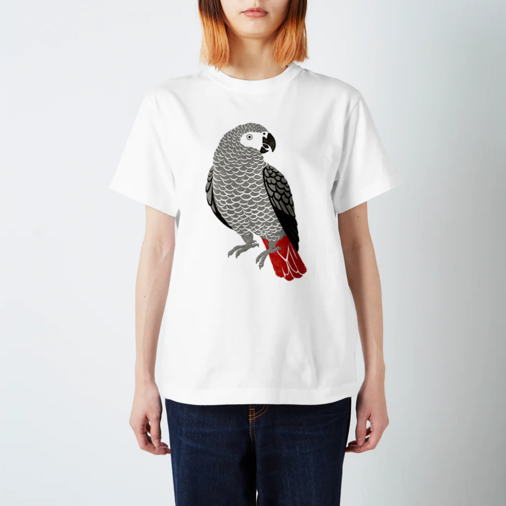 Tree Sparrowのヨウム Regular Fit T-Shirt