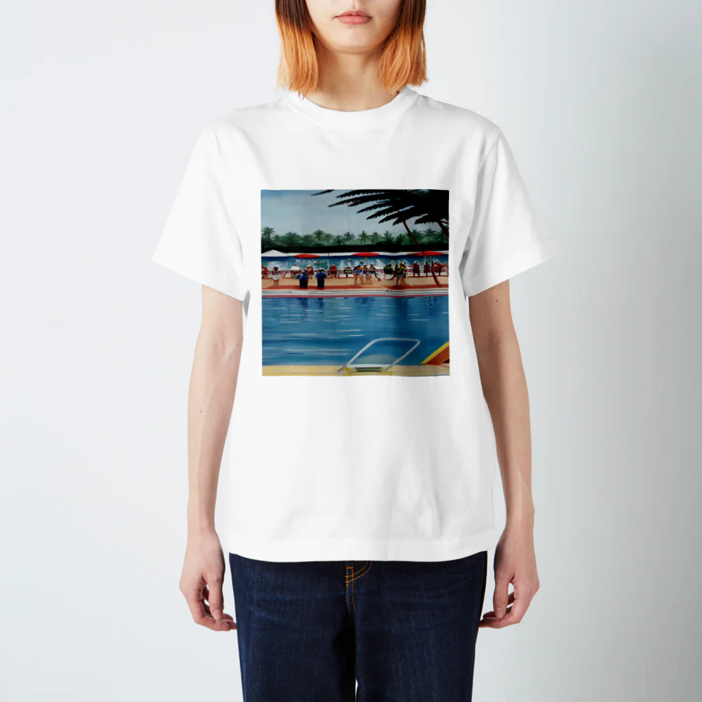 Soup Syrupの#0019 | Pool Hotel 04 Regular Fit T-Shirt