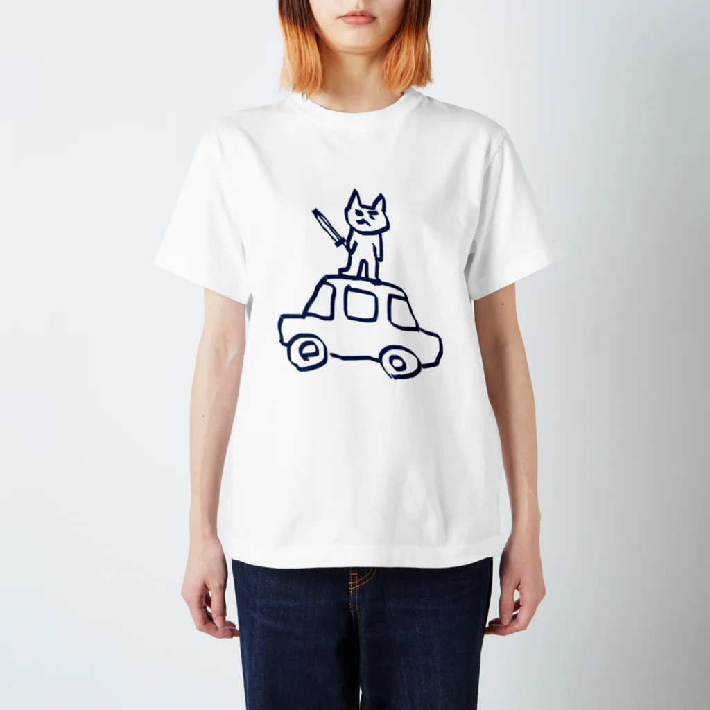 ともちのラクガキ🖍(チーム防衛部)の兵(つわもの)どもの夢のあとT スタンダードTシャツ