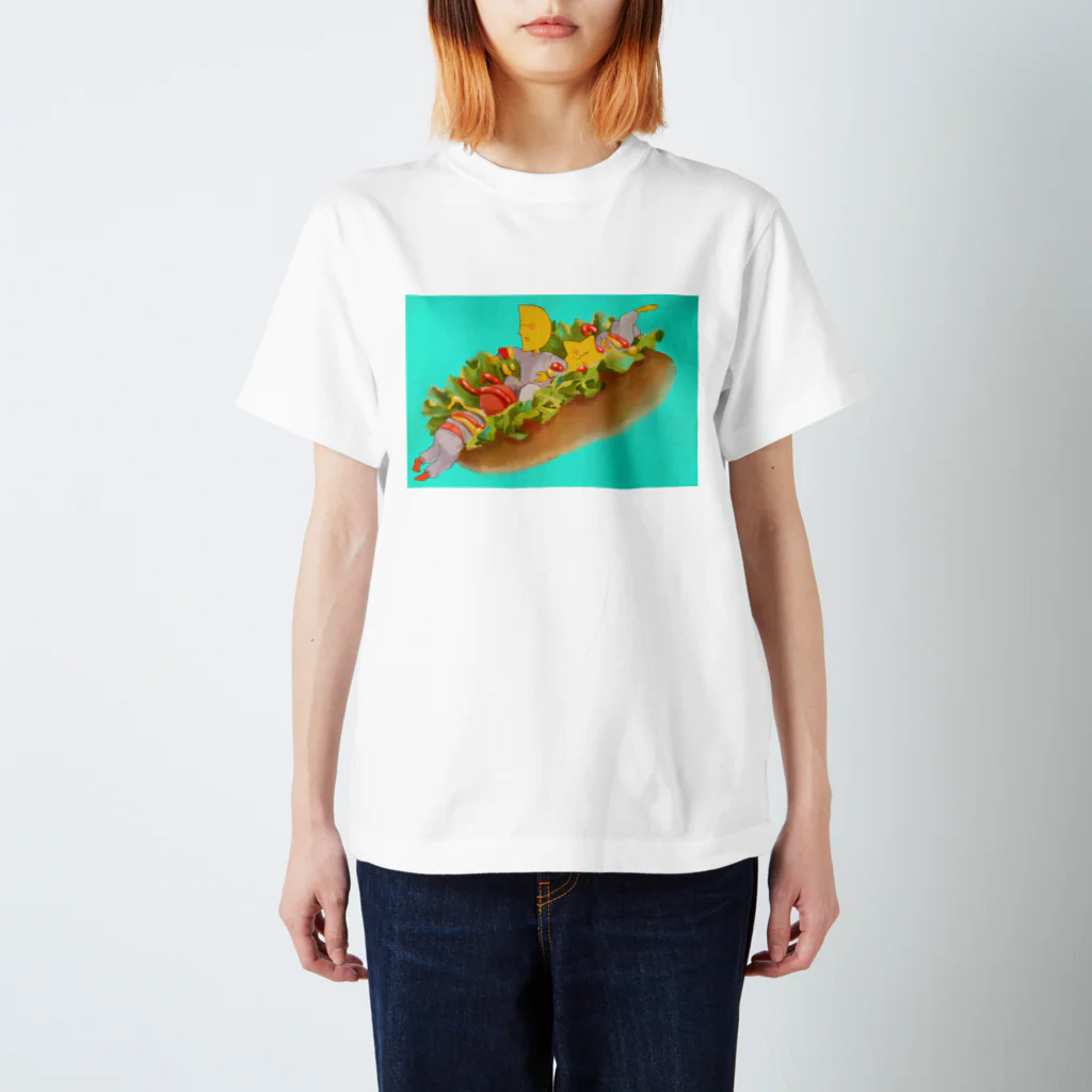 焼肉大好きのケチャップにまみれたい スタンダードTシャツ