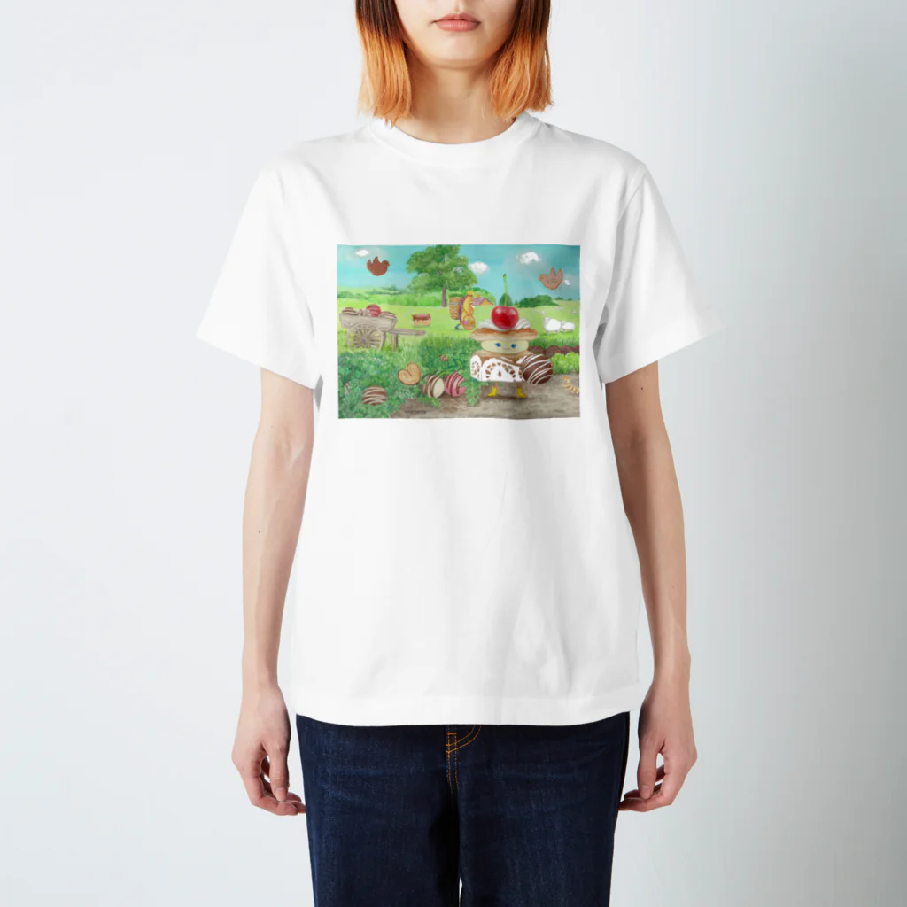 さとうめぐみ絵本グッズのミルフィーユちゃん Regular Fit T-Shirt