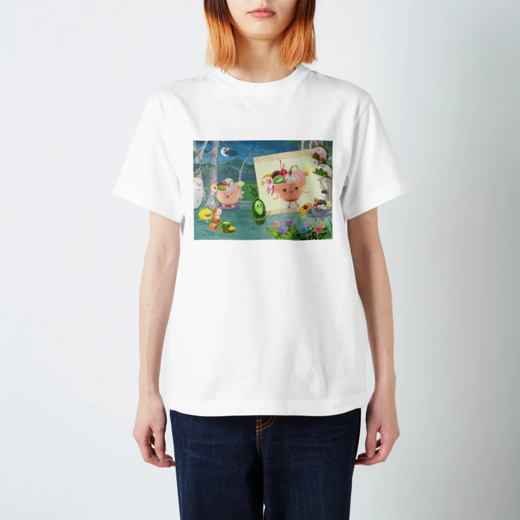 さとうめぐみ絵本グッズのあんみつひめさま スタンダードTシャツ